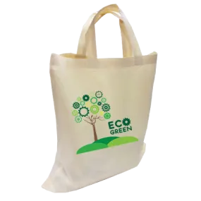 100% Natural Cotton Totes Short Handles