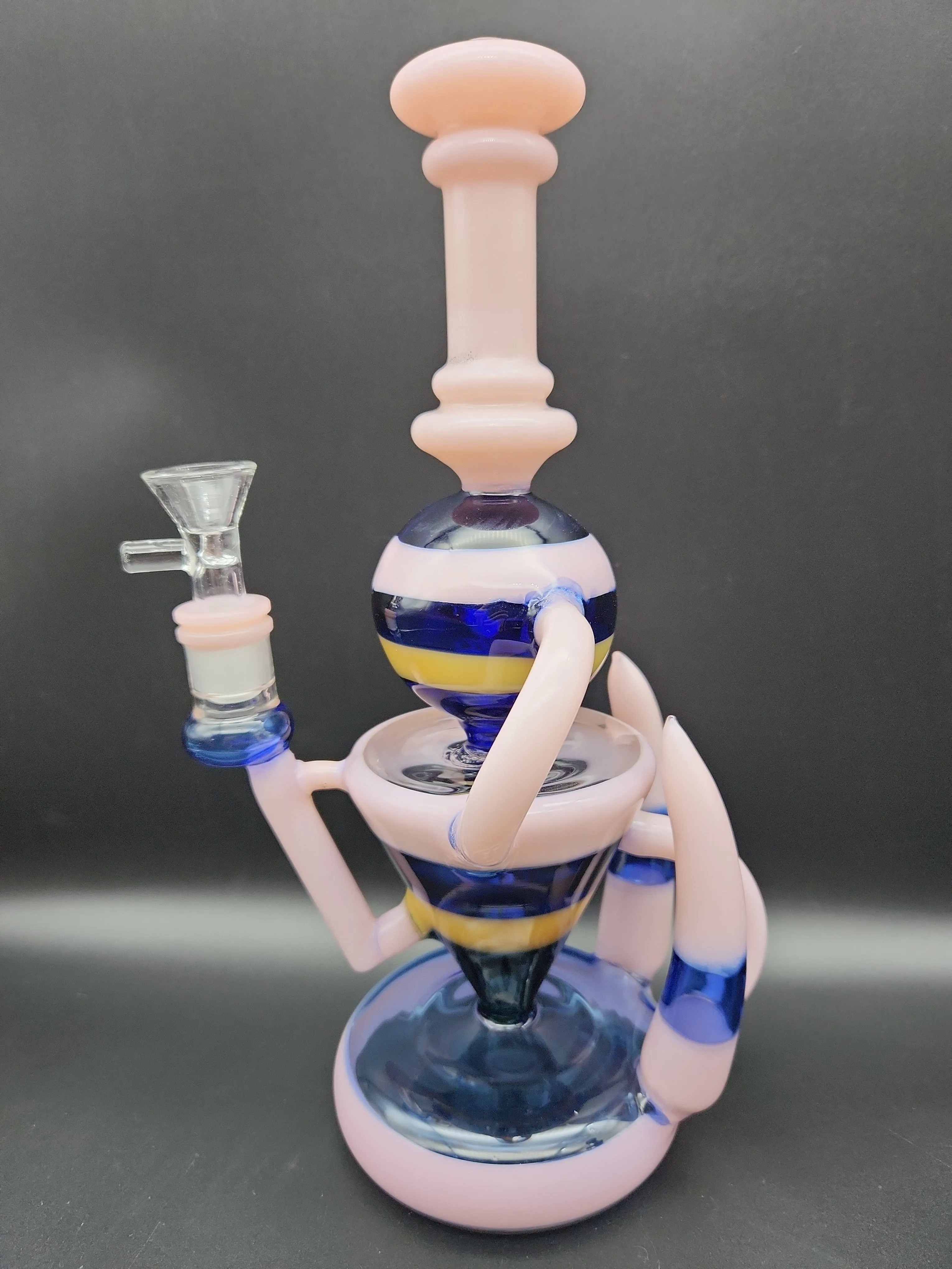 11 Hollowfoot Horn Recycler Water Pipe