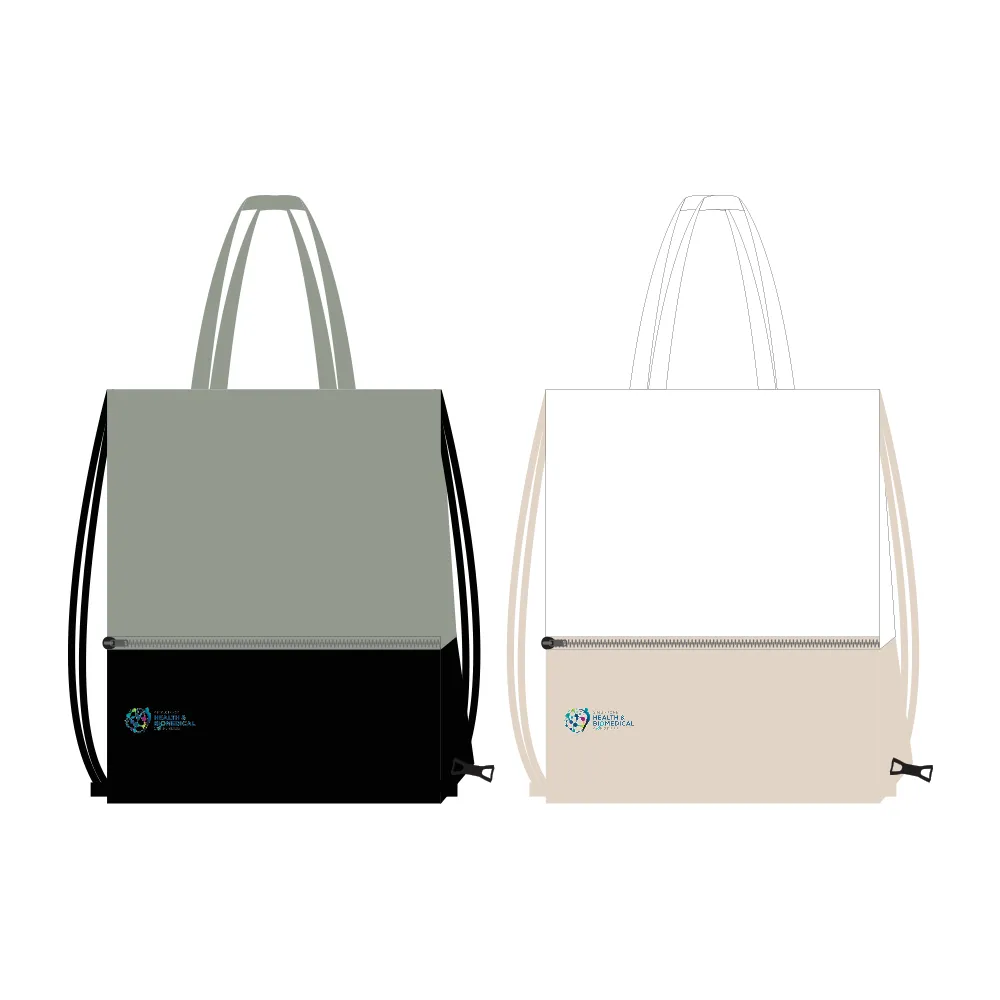 2 Tone Drawstring Bag