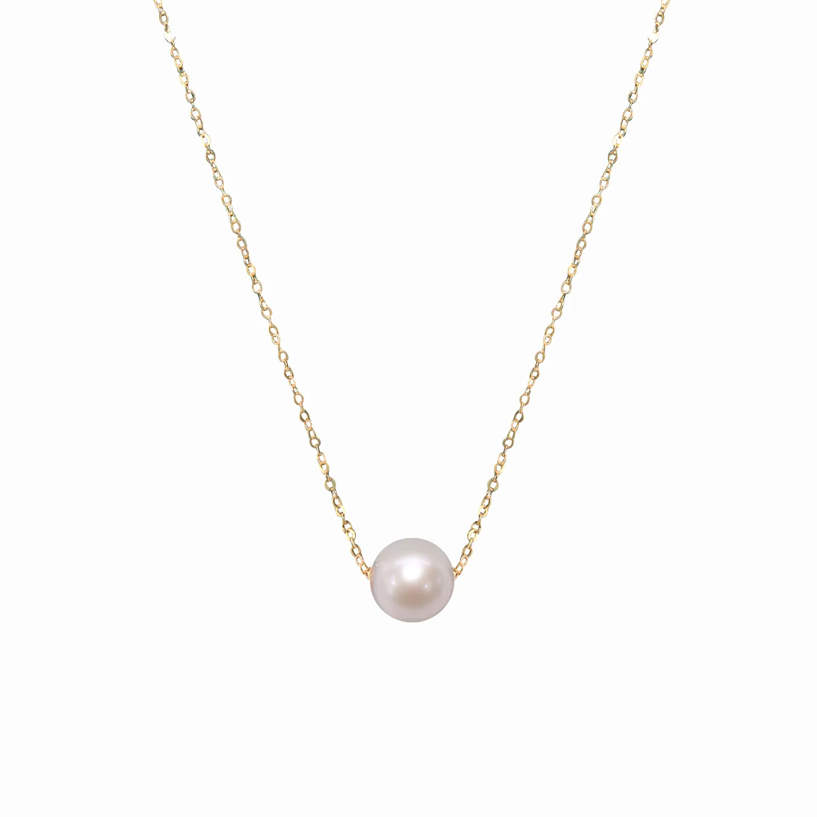 6-7 mm 18K Gold Pearl Necklace