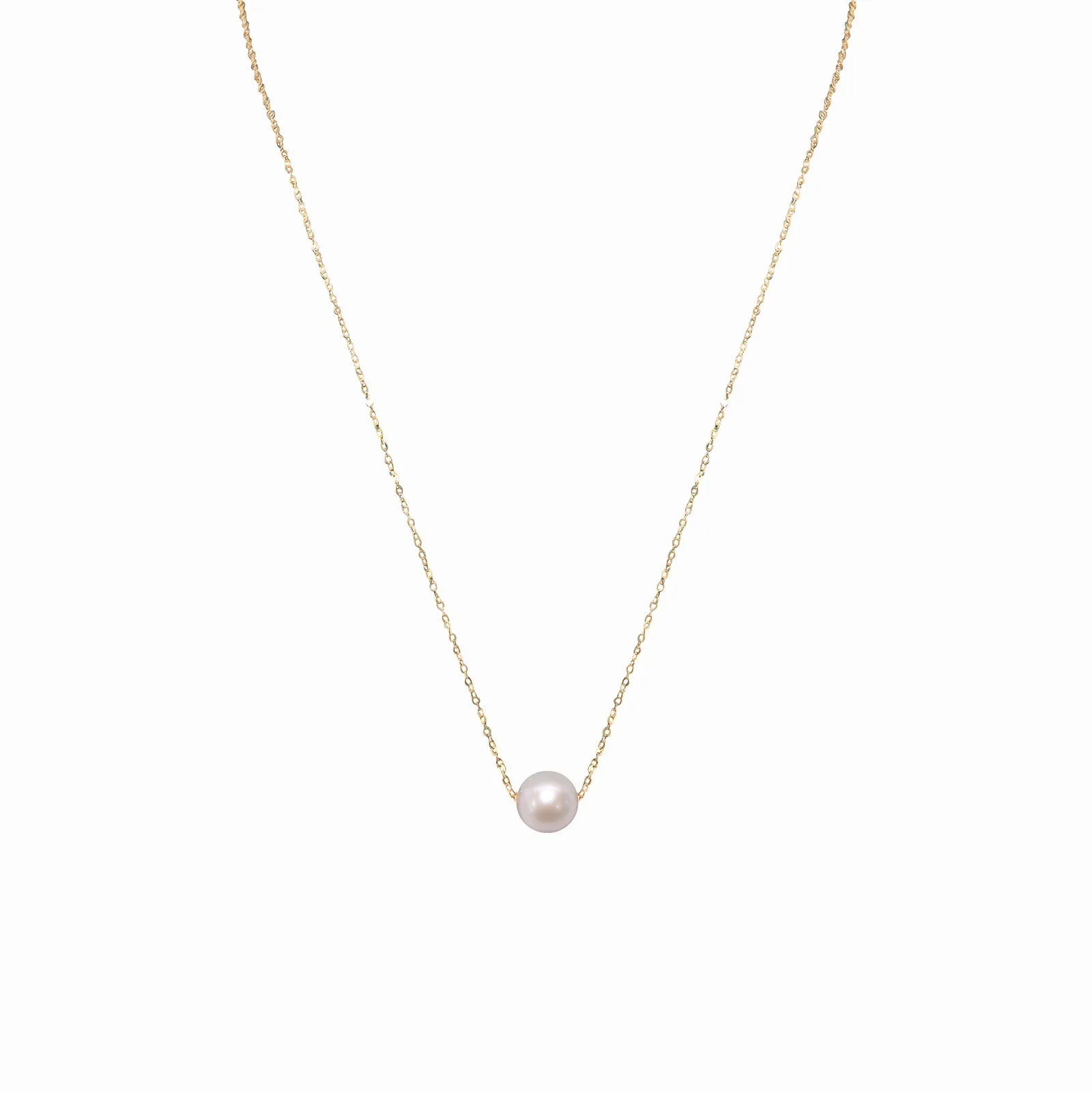 6-7 mm 18K Gold Pearl Necklace