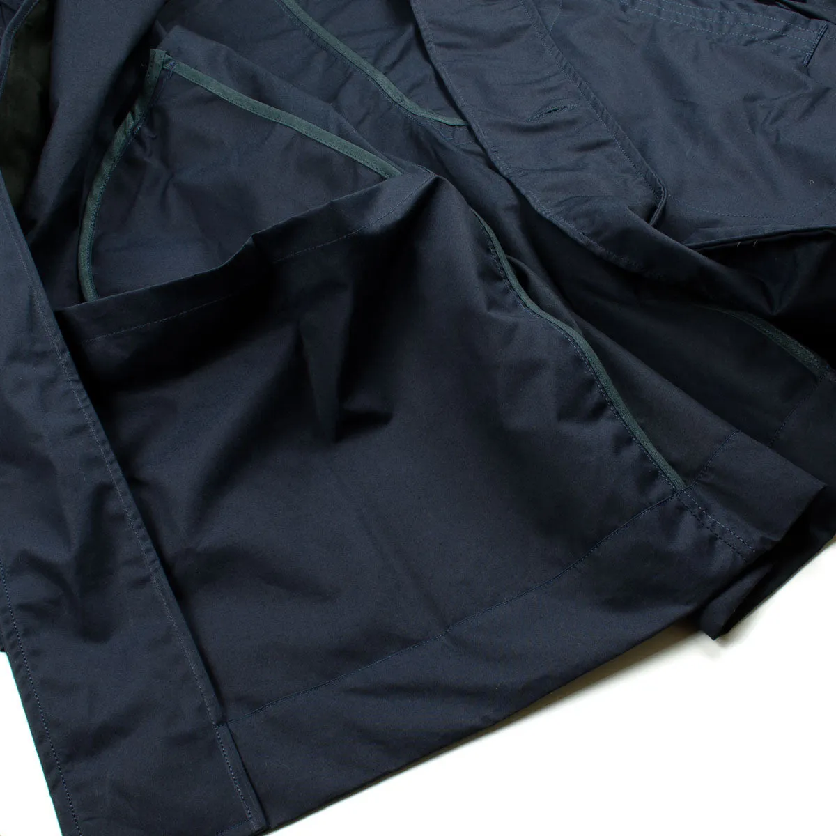 Arpenteur - Utile Raincoat - Navy Sail Garbardine