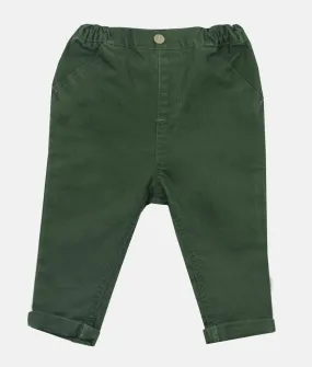 Baby Chinos Pant -  Dark Green