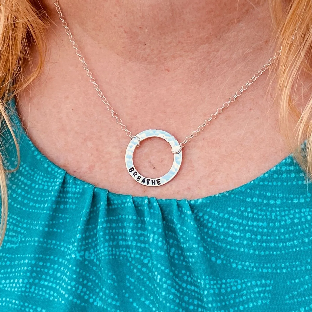 BREATHE Infinity Circle Necklace