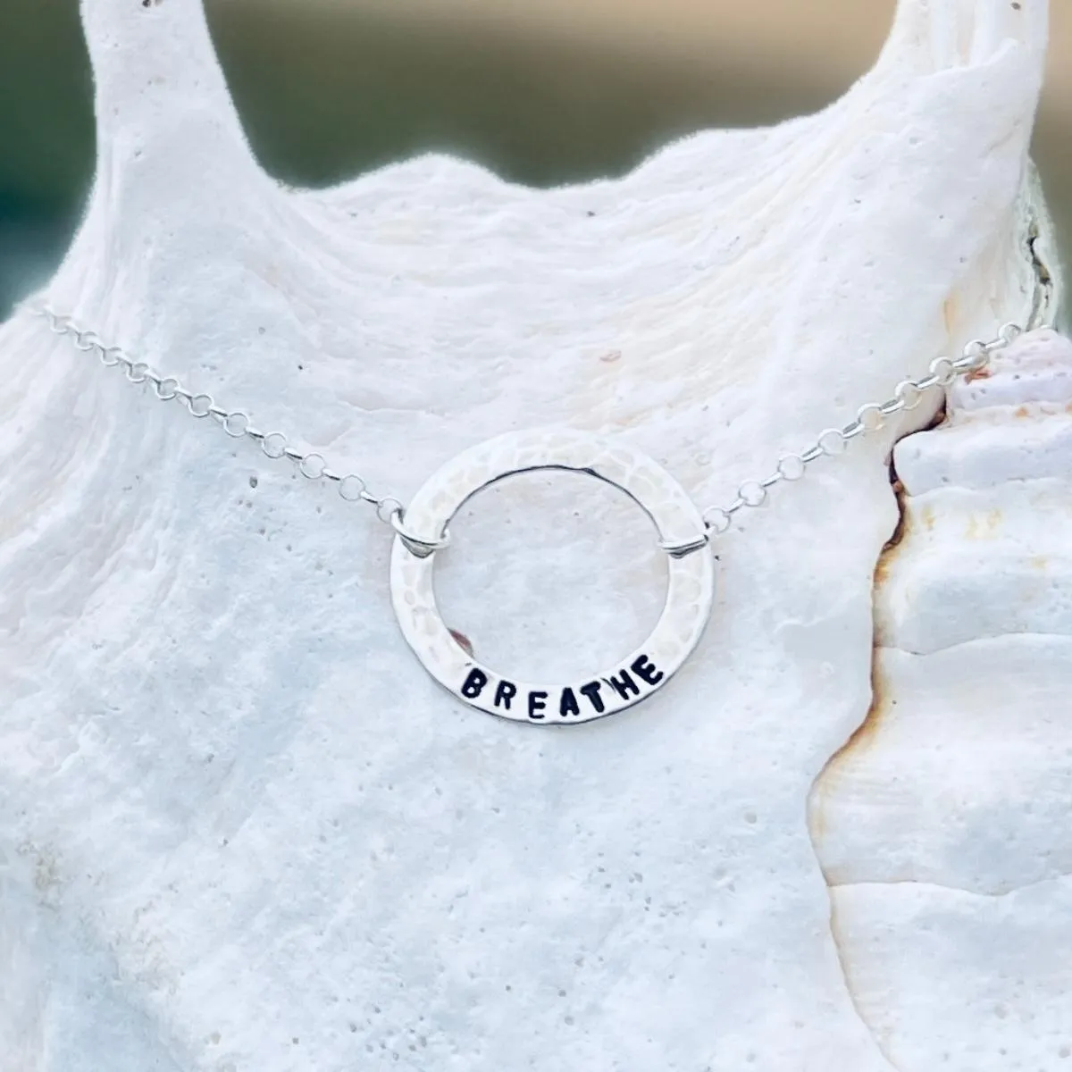 BREATHE Infinity Circle Necklace