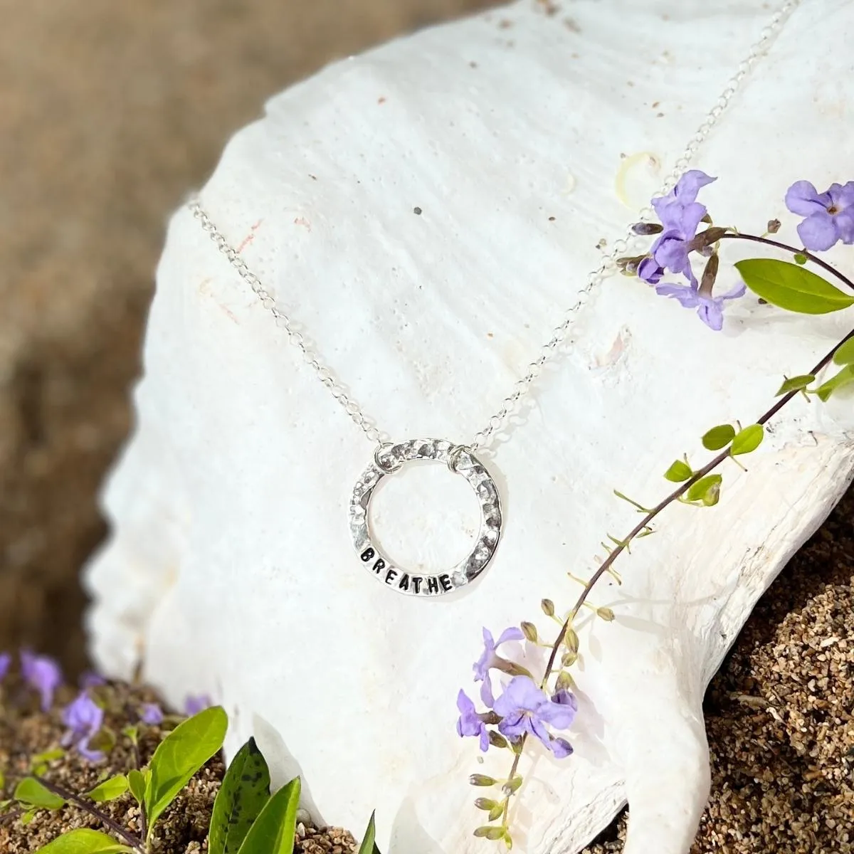 BREATHE Infinity Circle Necklace