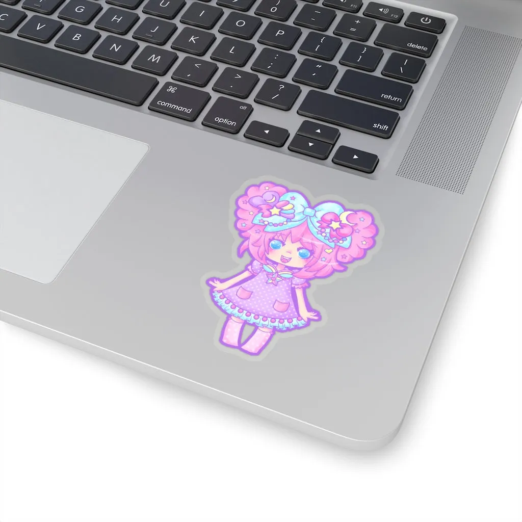 Bubbles Rainbow Land Kiss-Cut Sticker