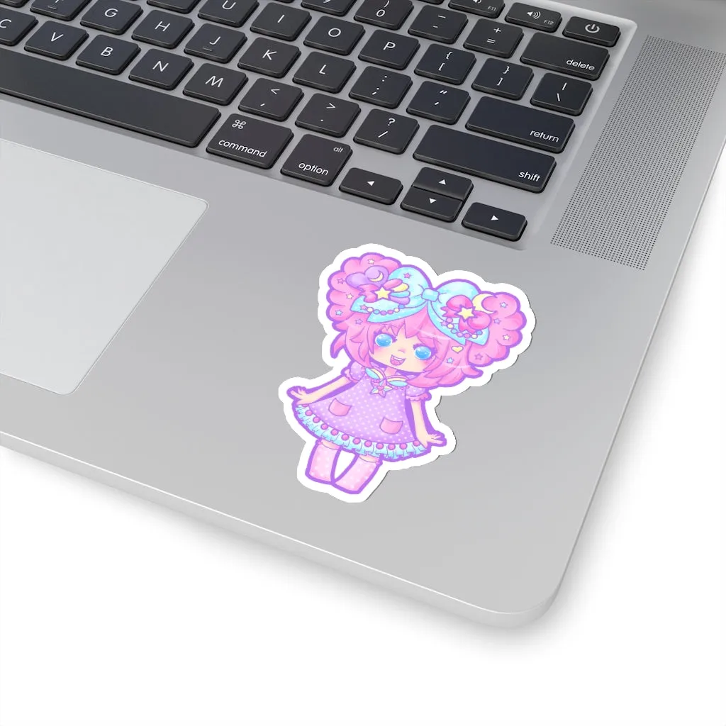 Bubbles Rainbow Land Kiss-Cut Sticker