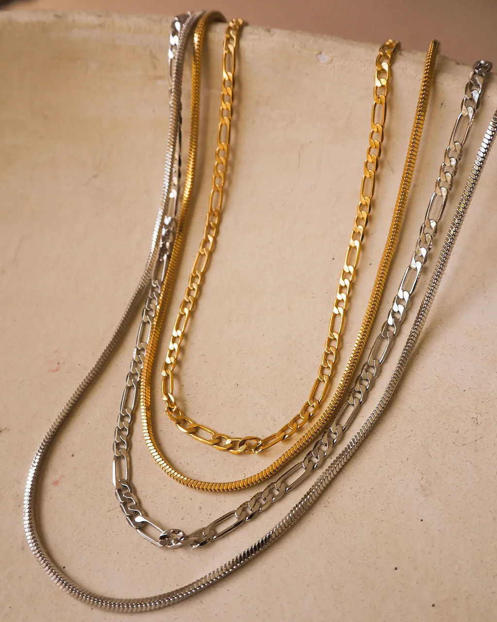 Cecilia Chain Necklace- Silver (Ships Mid May)