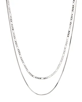 Cecilia Chain Necklace- Silver (Ships Mid May)