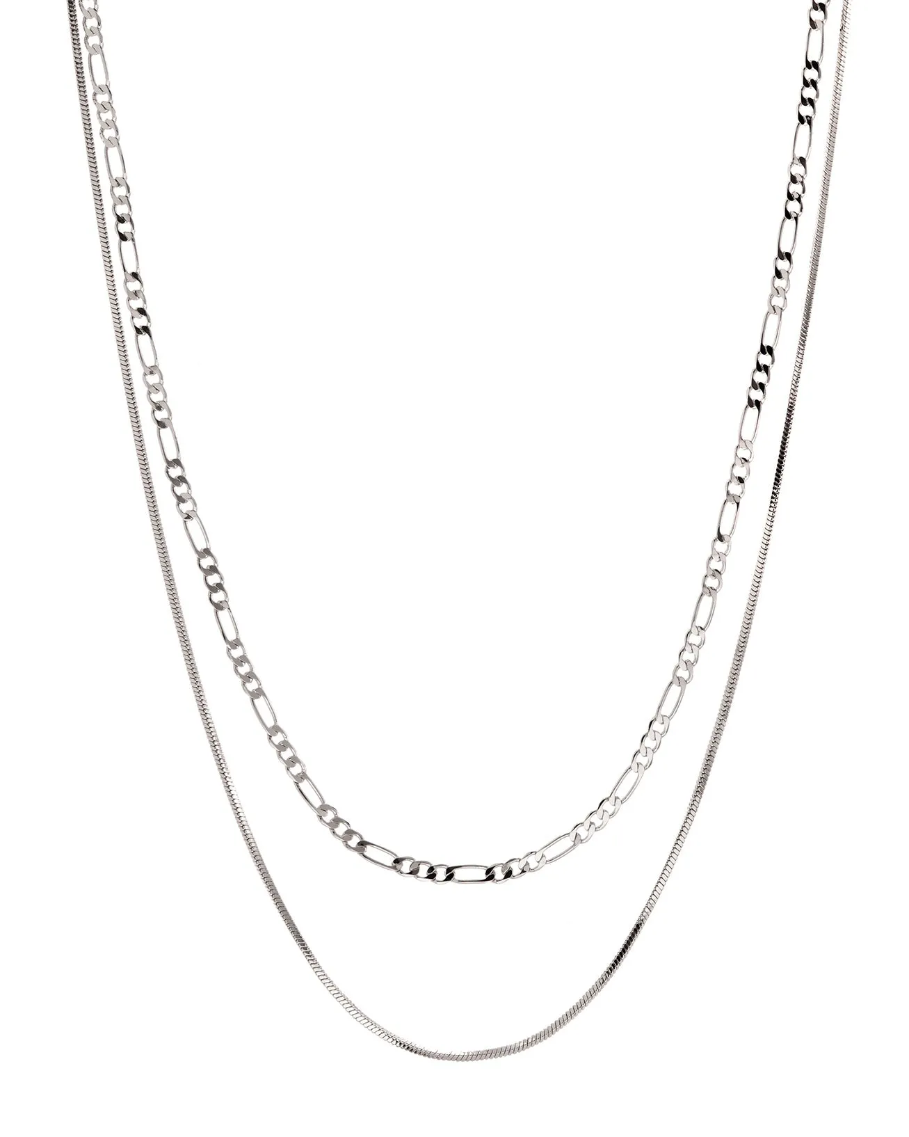 Cecilia Chain Necklace- Silver (Ships Mid May)