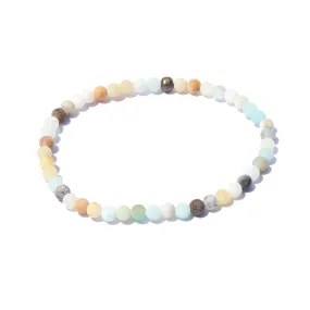 Communication Matte Amazonite Delicate Bracelet