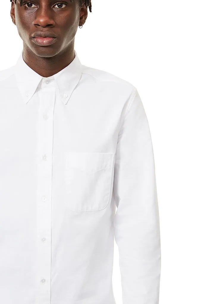 Cotton Button Down Shirt - White