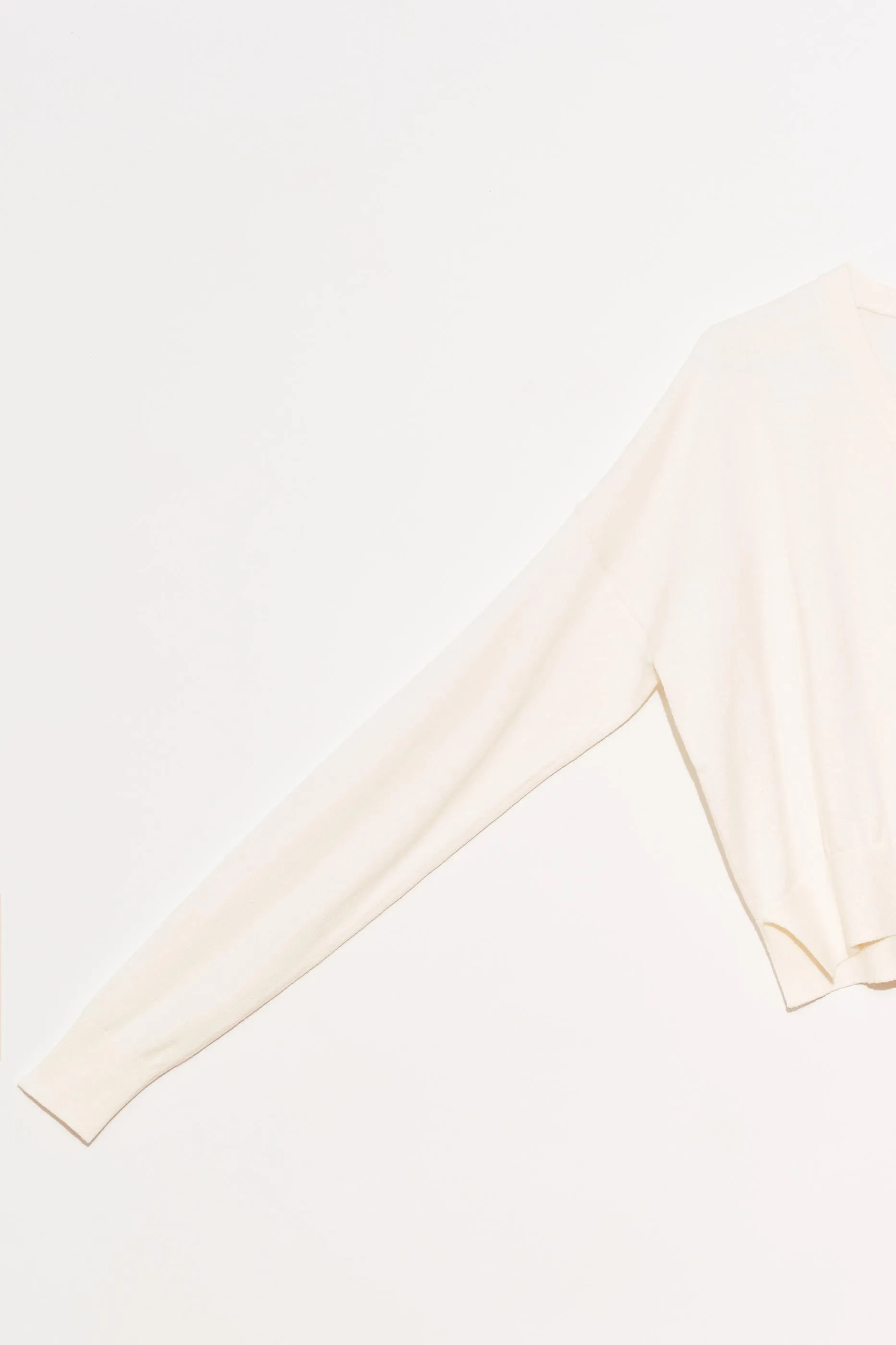 Cotton Cashmere Cropped Cardigan