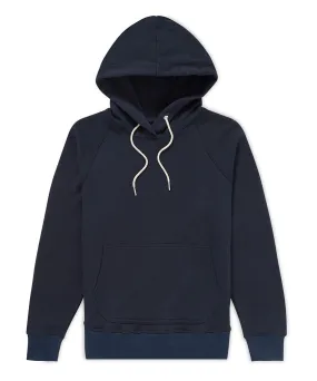 Cotton Pullover Hoodie - Navy