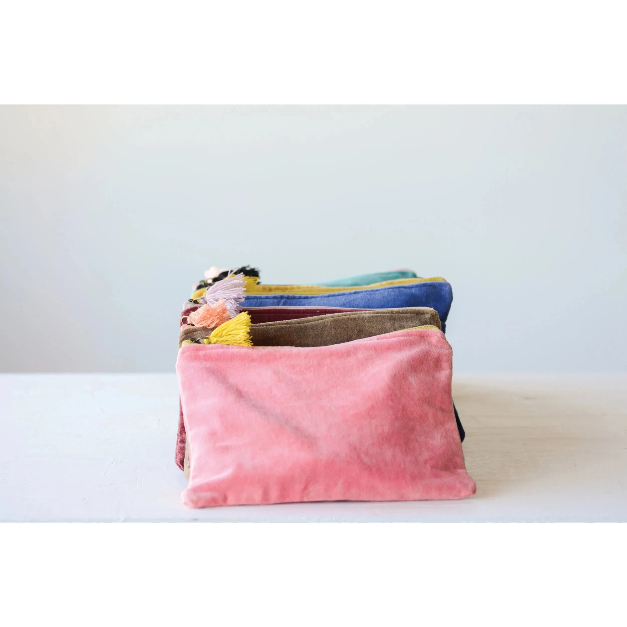 Cotton Velvet Pouch