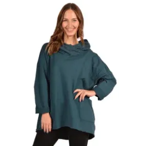 Cowl Neck Tunic with Pocket