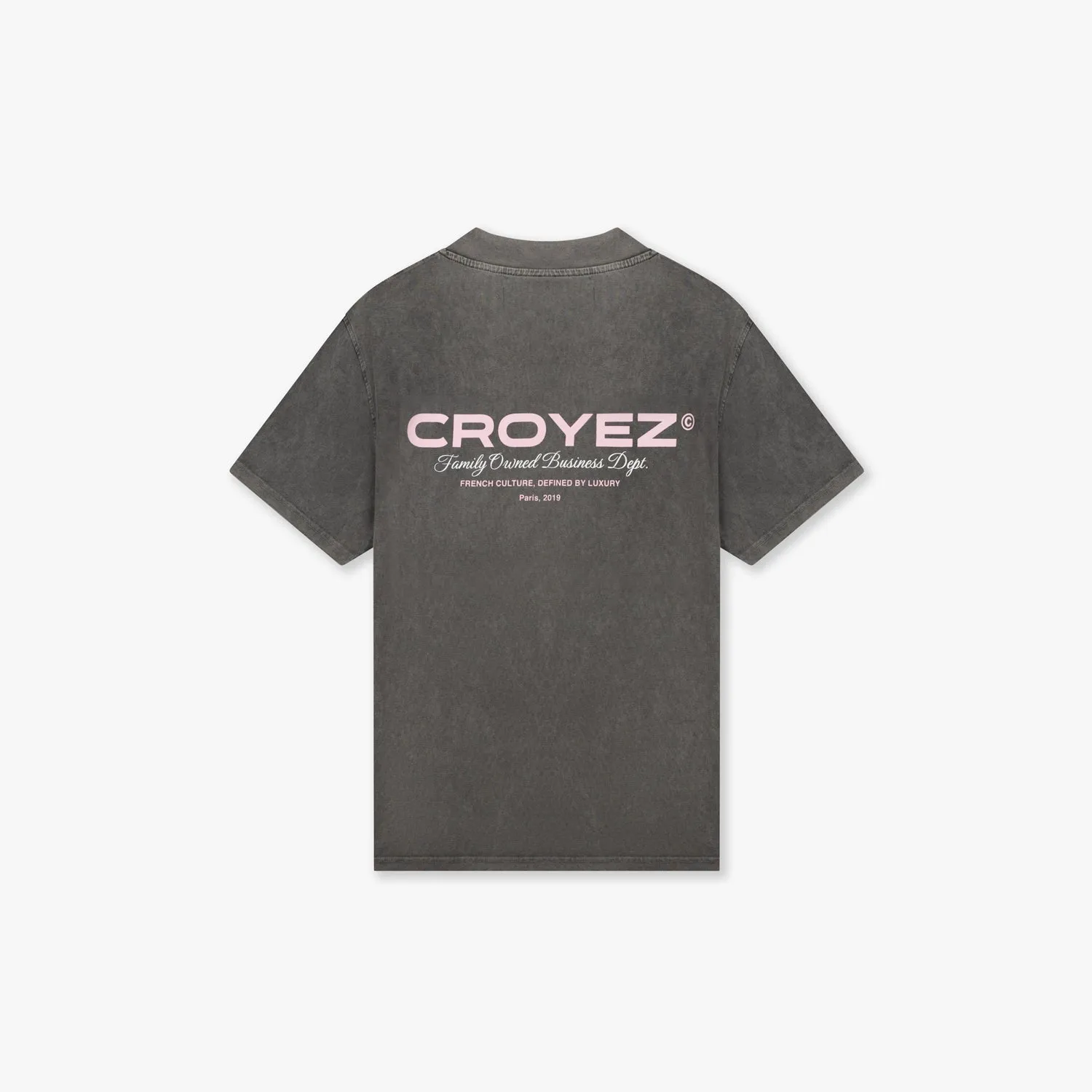 CROYEZ FAMILY OWNED BUSINESS T-SHIRT - VINTAGE GREY