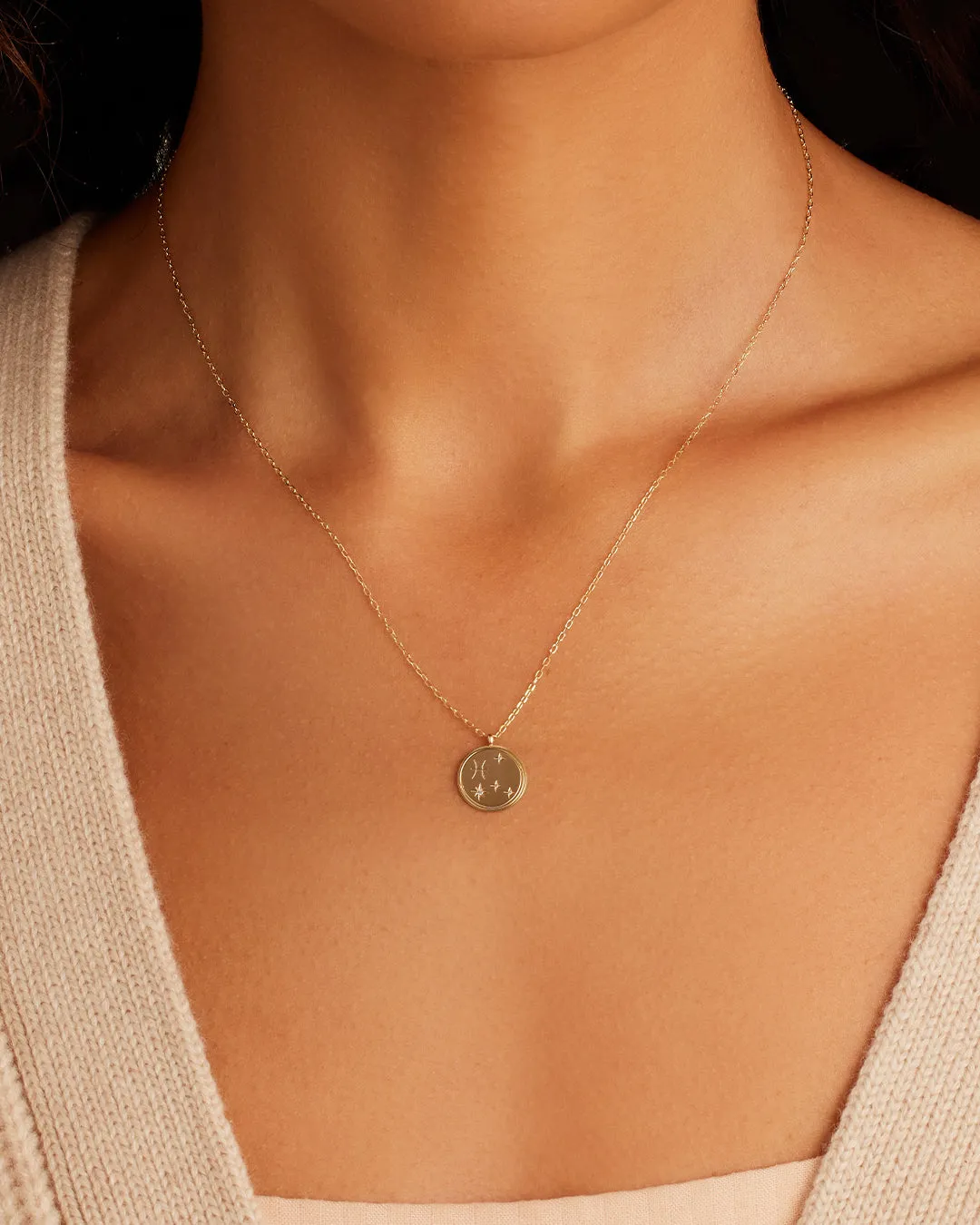 Diamond Zodiac Necklace