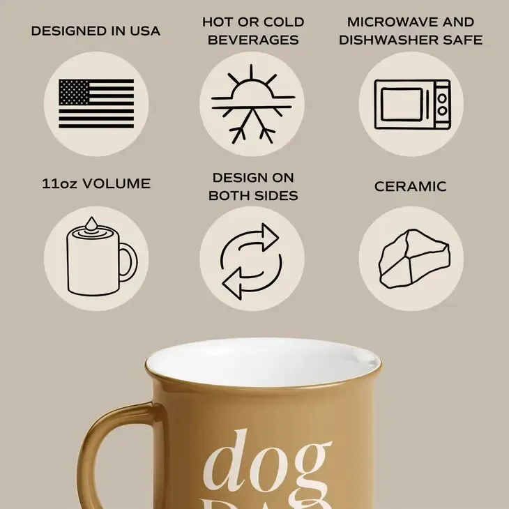 Dog Dad 11 oz Campfire Coffee Mug