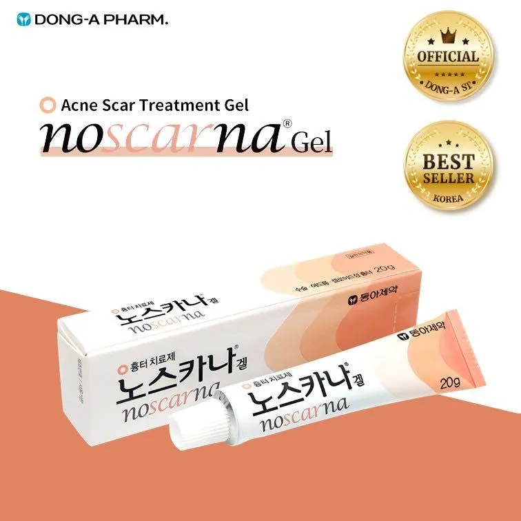 Dong-A Pharm Noscarna Acne Scars Removal Gels Face Facial Creams Large Size 20g Best help for getting rid of pimples Decent spot treatment Easy to apply Doesn’t have an odor fading burn