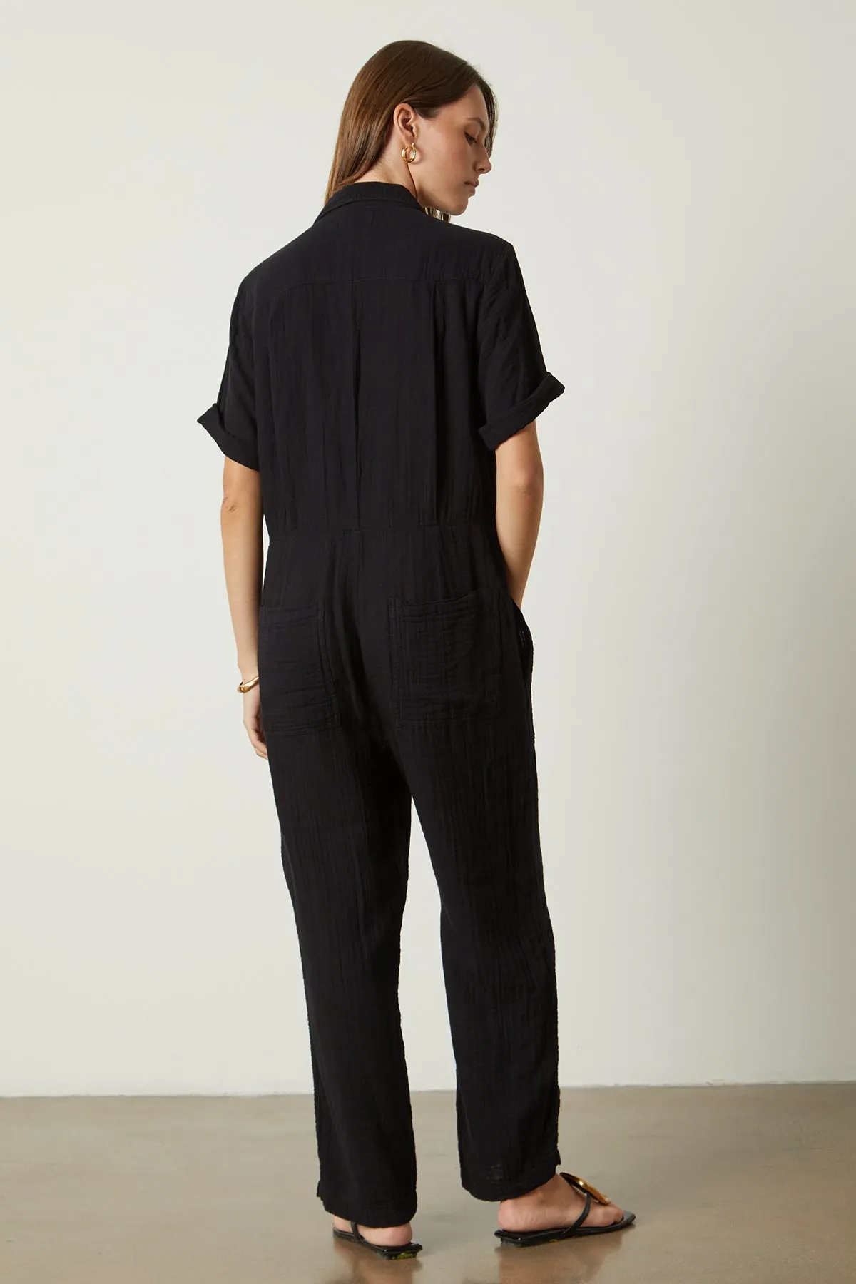 ELIA COTTON GAUZE JUMPSUIT