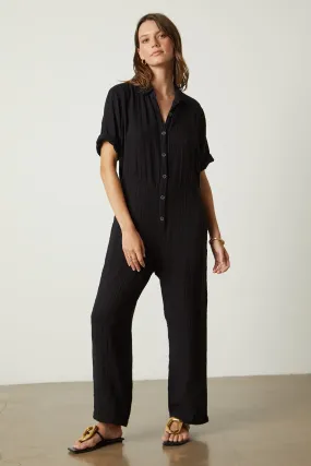 ELIA COTTON GAUZE JUMPSUIT