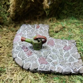 Fairy Garden Watering Can with Beetle Design