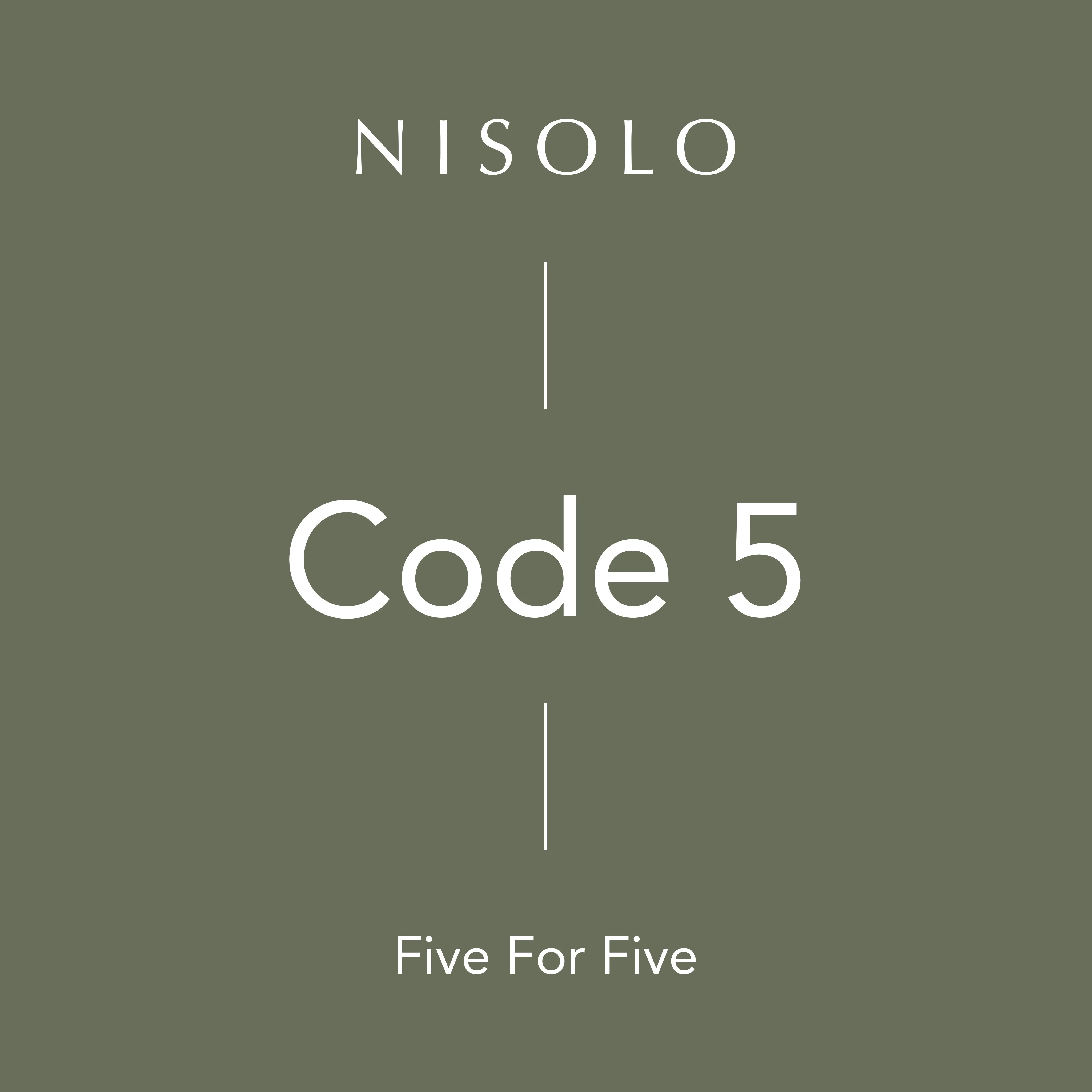 FIVE for FIVE Club: Code 5