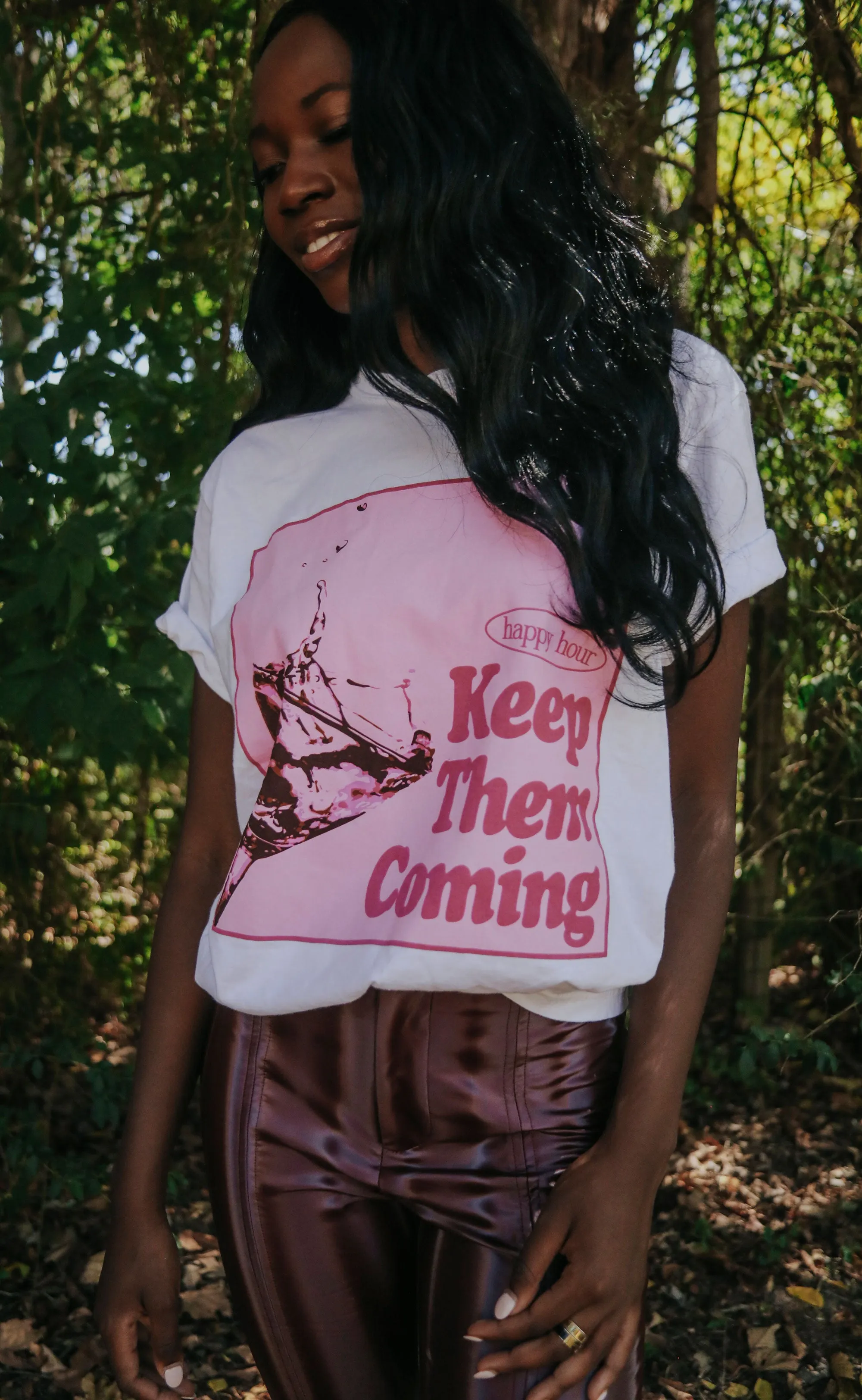 friday   saturday: keep 'em coming t shirt