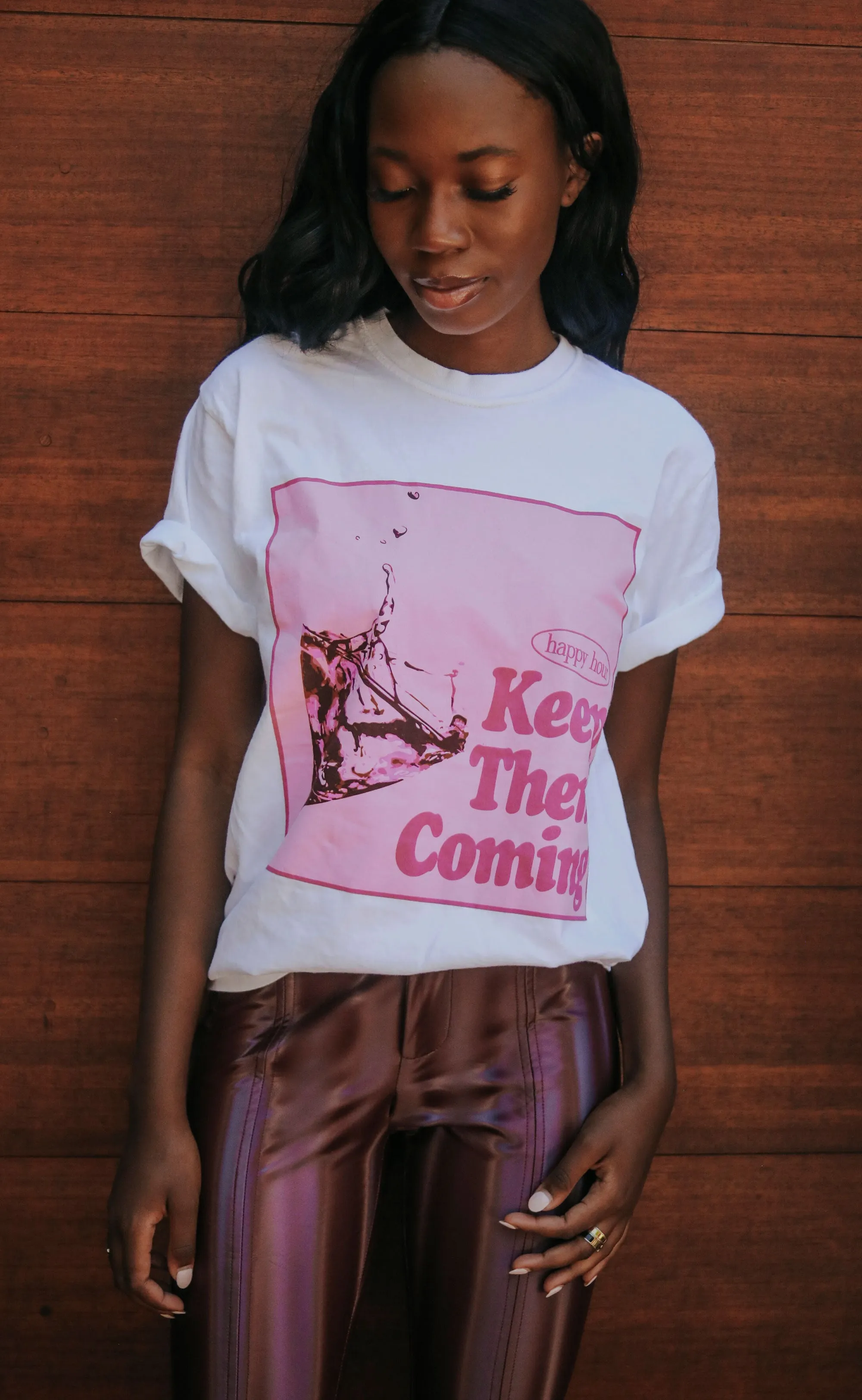 friday   saturday: keep 'em coming t shirt