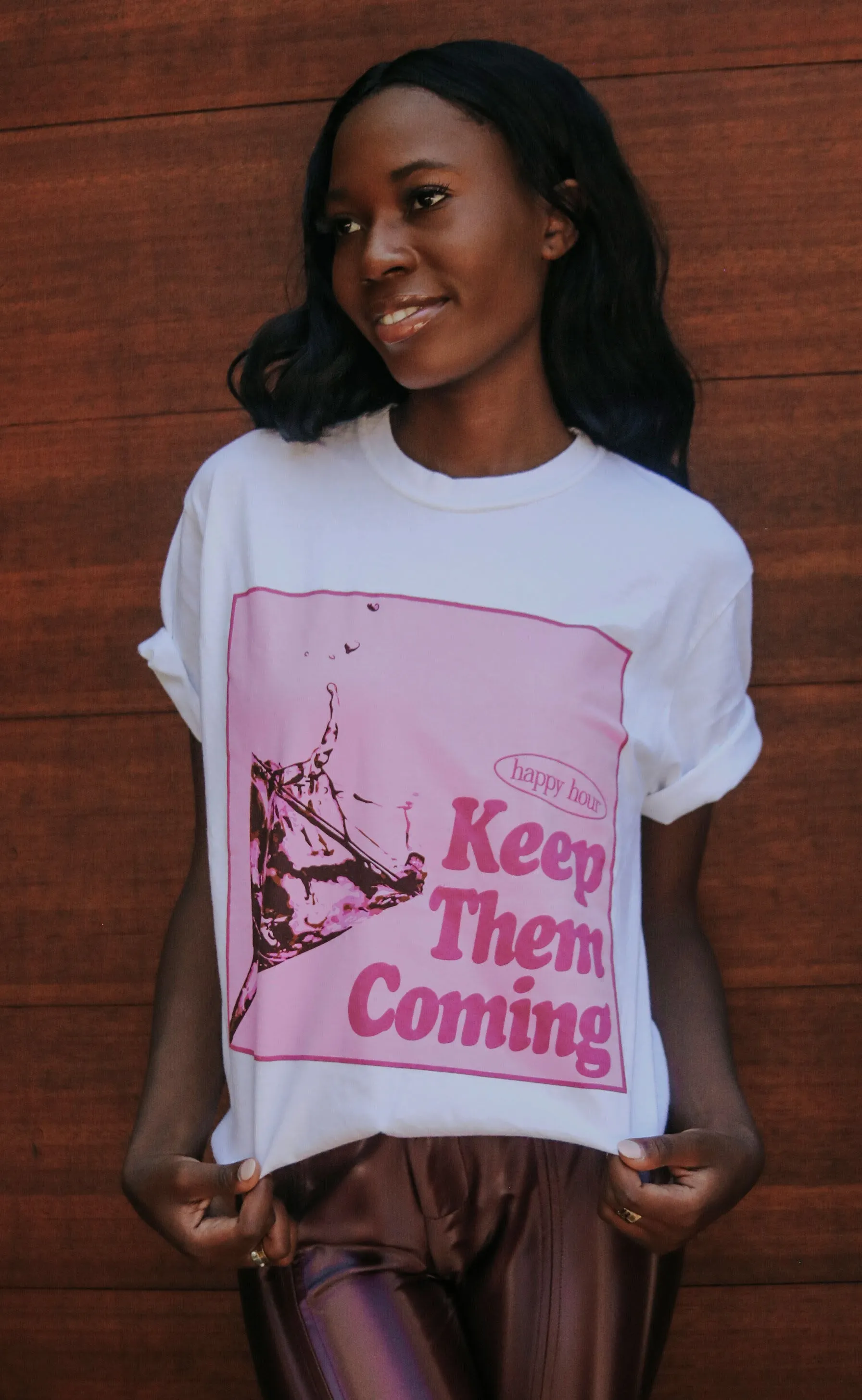 friday   saturday: keep 'em coming t shirt