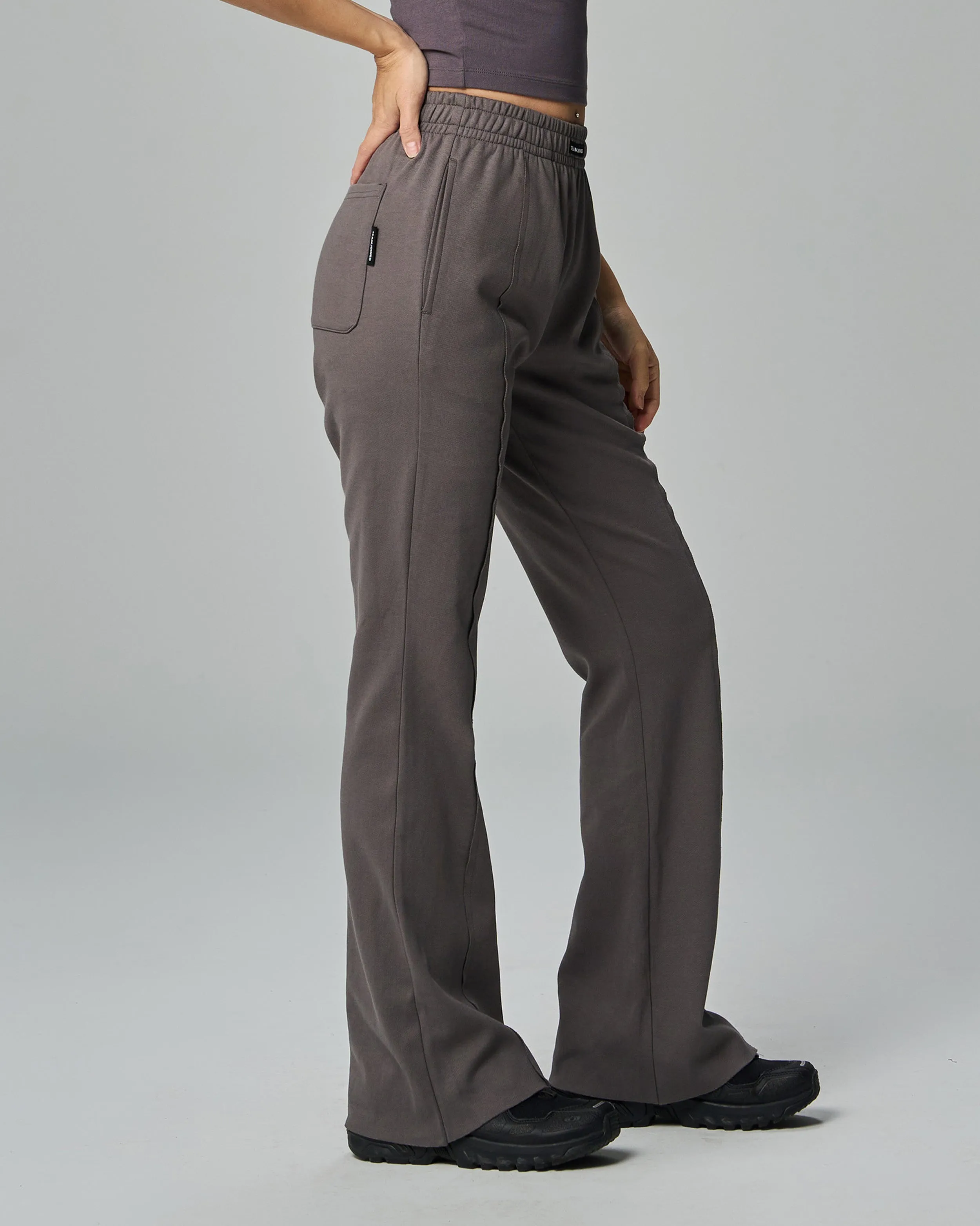 High-Waisted Raw Cut Pant