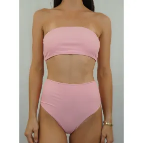 Jagger Pink Ribbed Bottoms