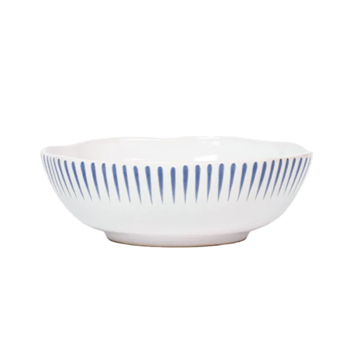 Juliska Sitio Stripe Delft Blue Coupe Bowl