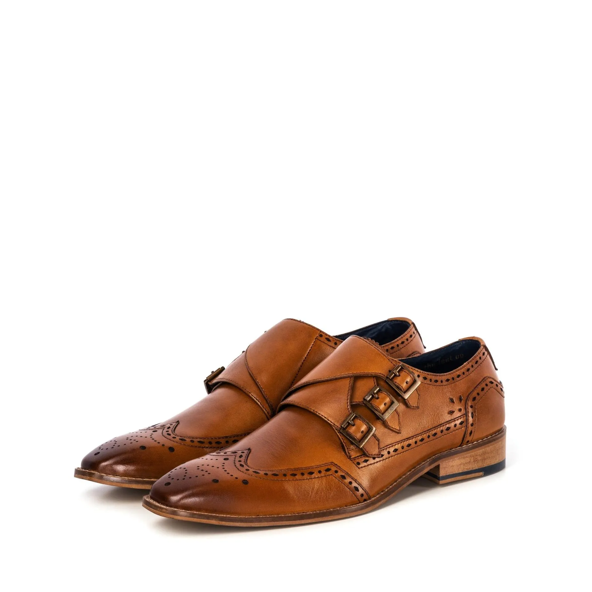 MAGNUS TAN MONK STRAP