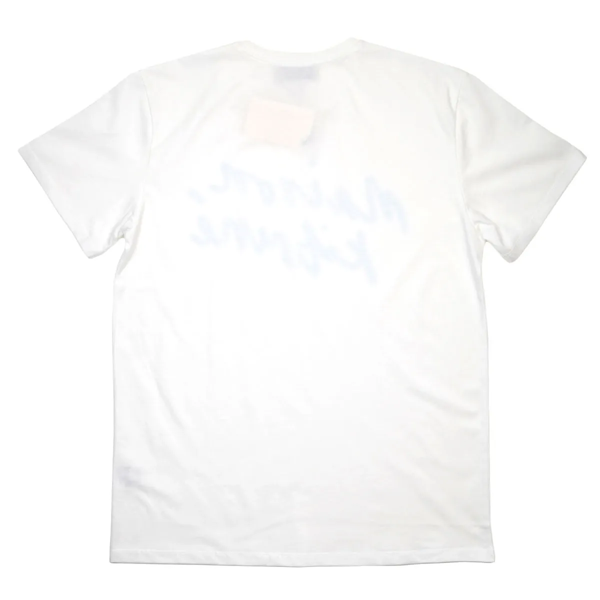 Maison Kitsuné - Handwriting Printed T-shirt - White / Blue