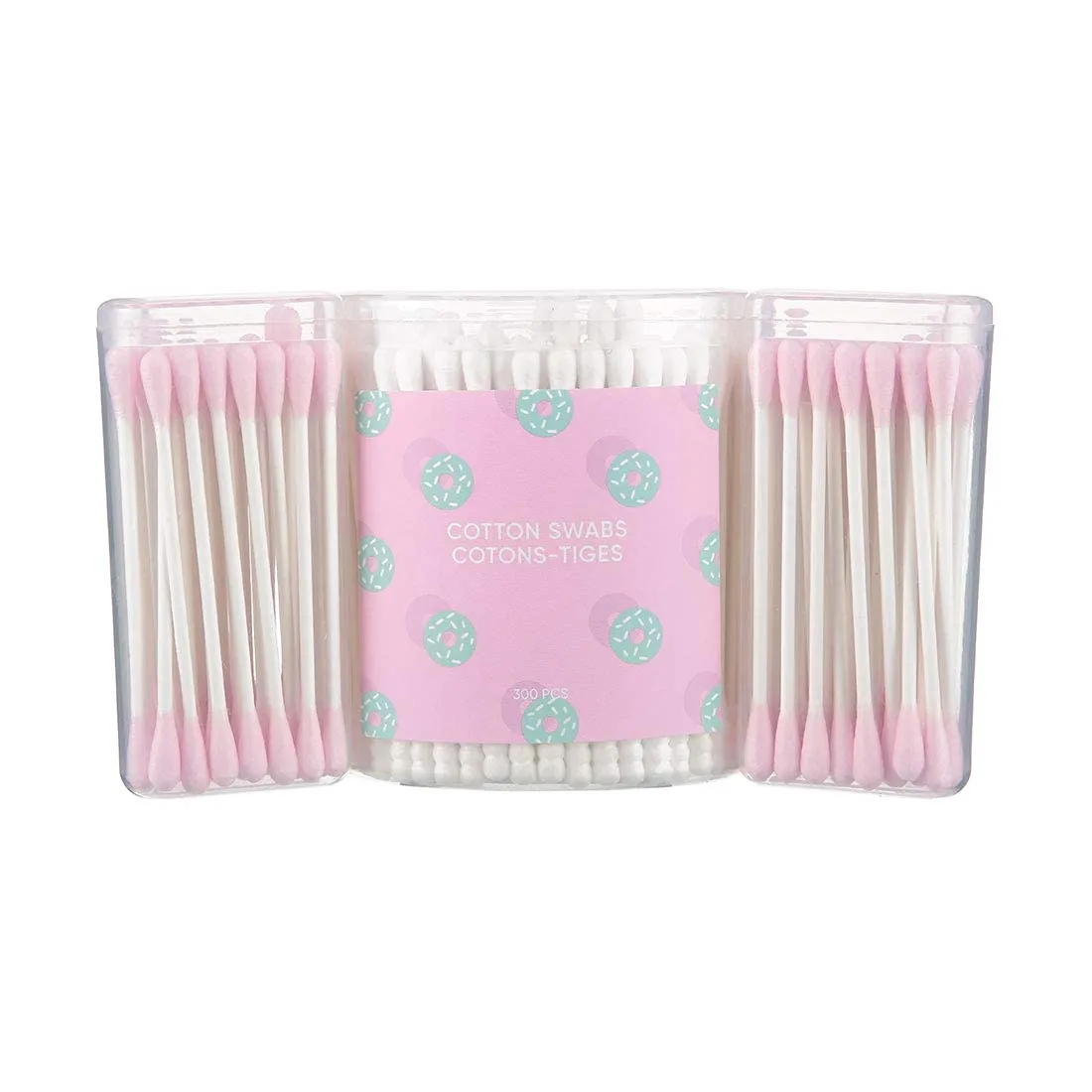 Miniso Cotton Swabs - Pink Colour (300Pcs)