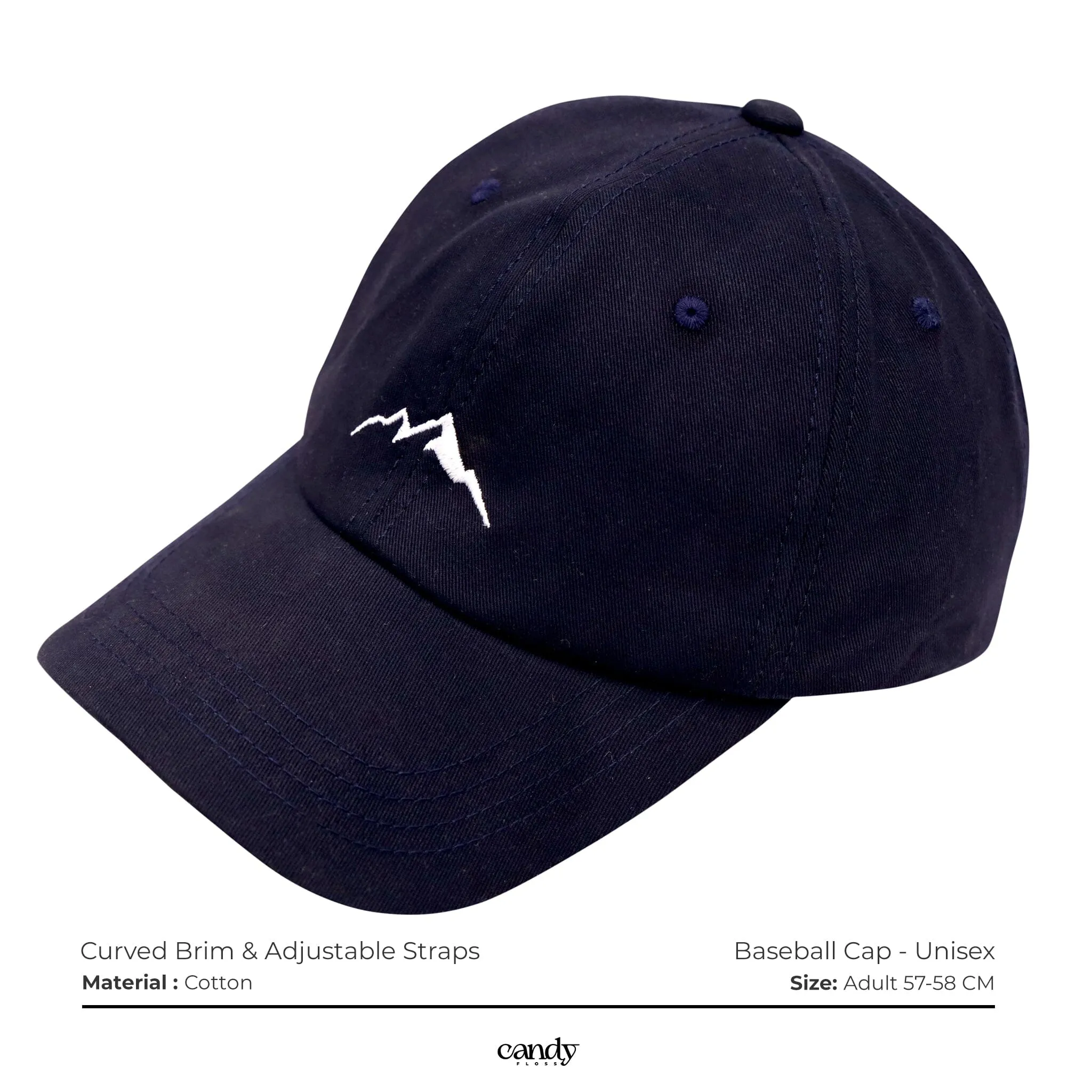 Mountain Embroidered Baseball Cap