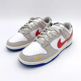 Nike Dunk Low Light Iron Ore Red Blue