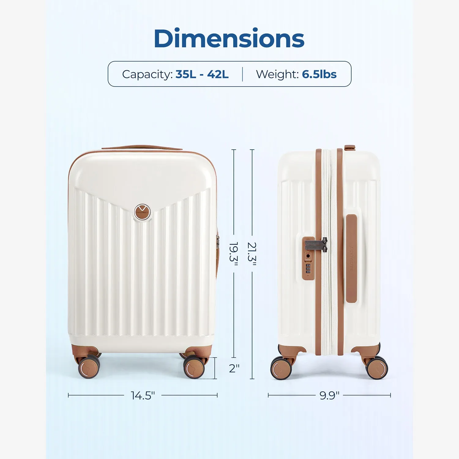 Odyssey 20 Inch Airline Approved Hardside Spinner Suitcase