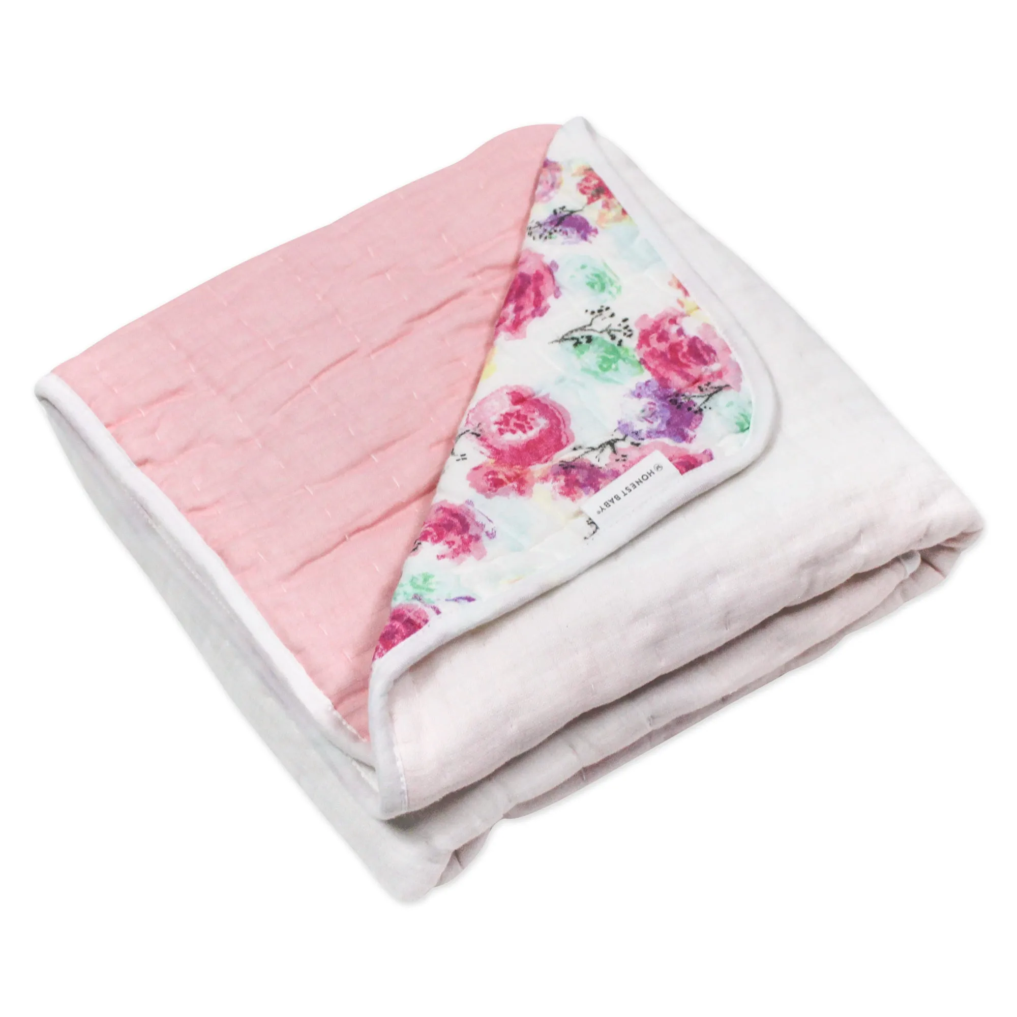 Organic Cotton Hand-Quilted Blanket