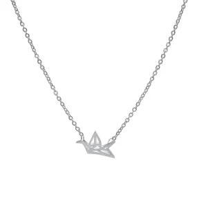 Origami Crane Necklace