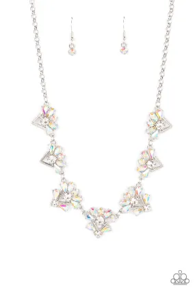 Paparazzi Extragalactic Extravagance - Multi Iridescent Necklace - EMP 2022 EXCLUSIVE