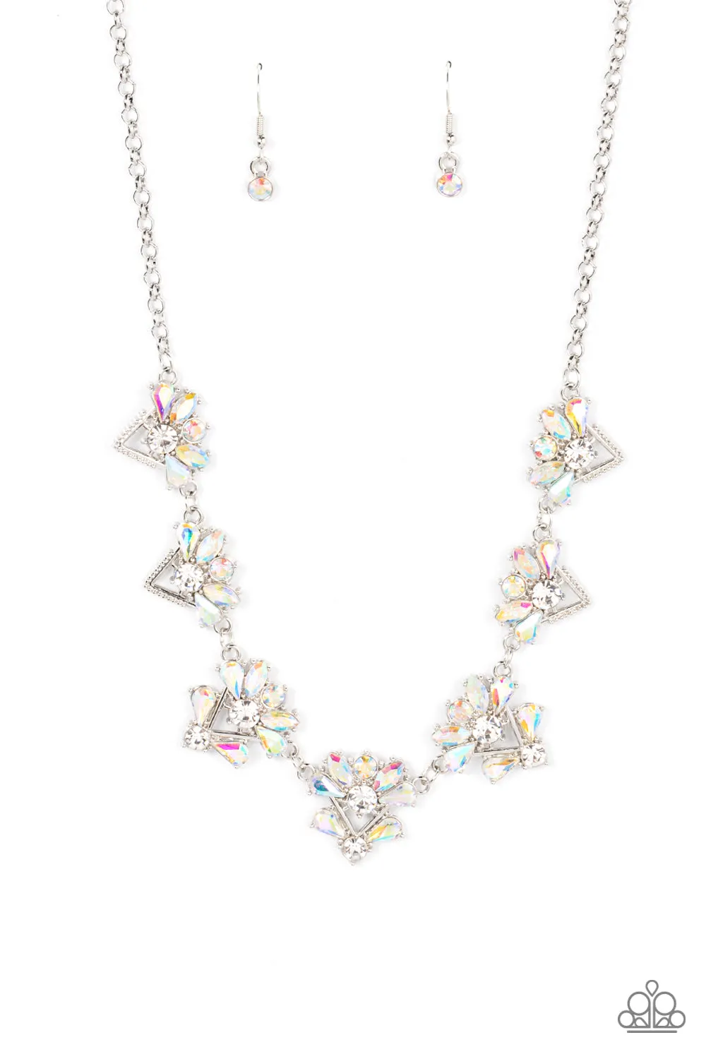 Paparazzi Extragalactic Extravagance - Multi Iridescent Necklace - EMP 2022 EXCLUSIVE