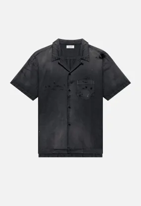 Petrol Bowling Shirt / Black