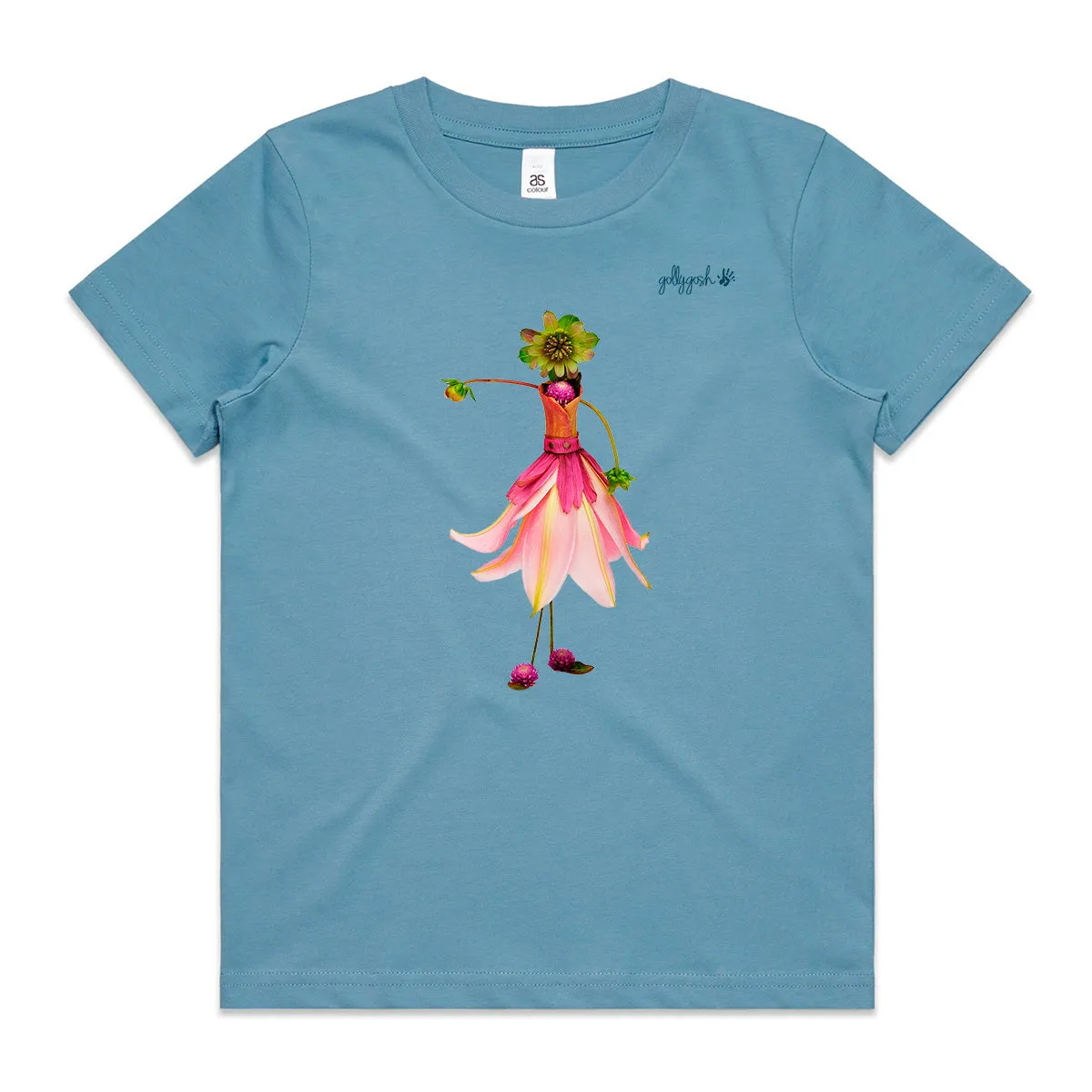 Pink Lily Ballerina - Kids Tee