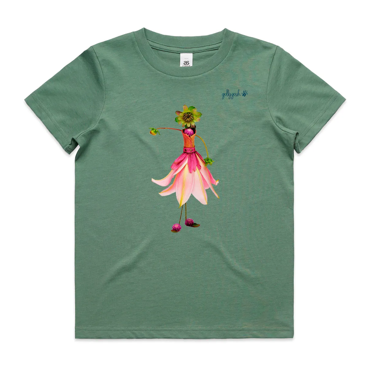 Pink Lily Ballerina - Kids Tee