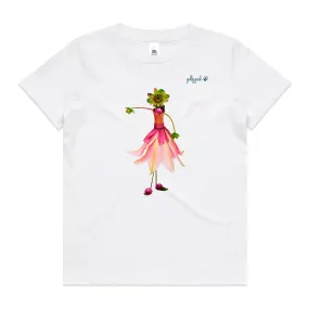 Pink Lily Ballerina - Kids Tee