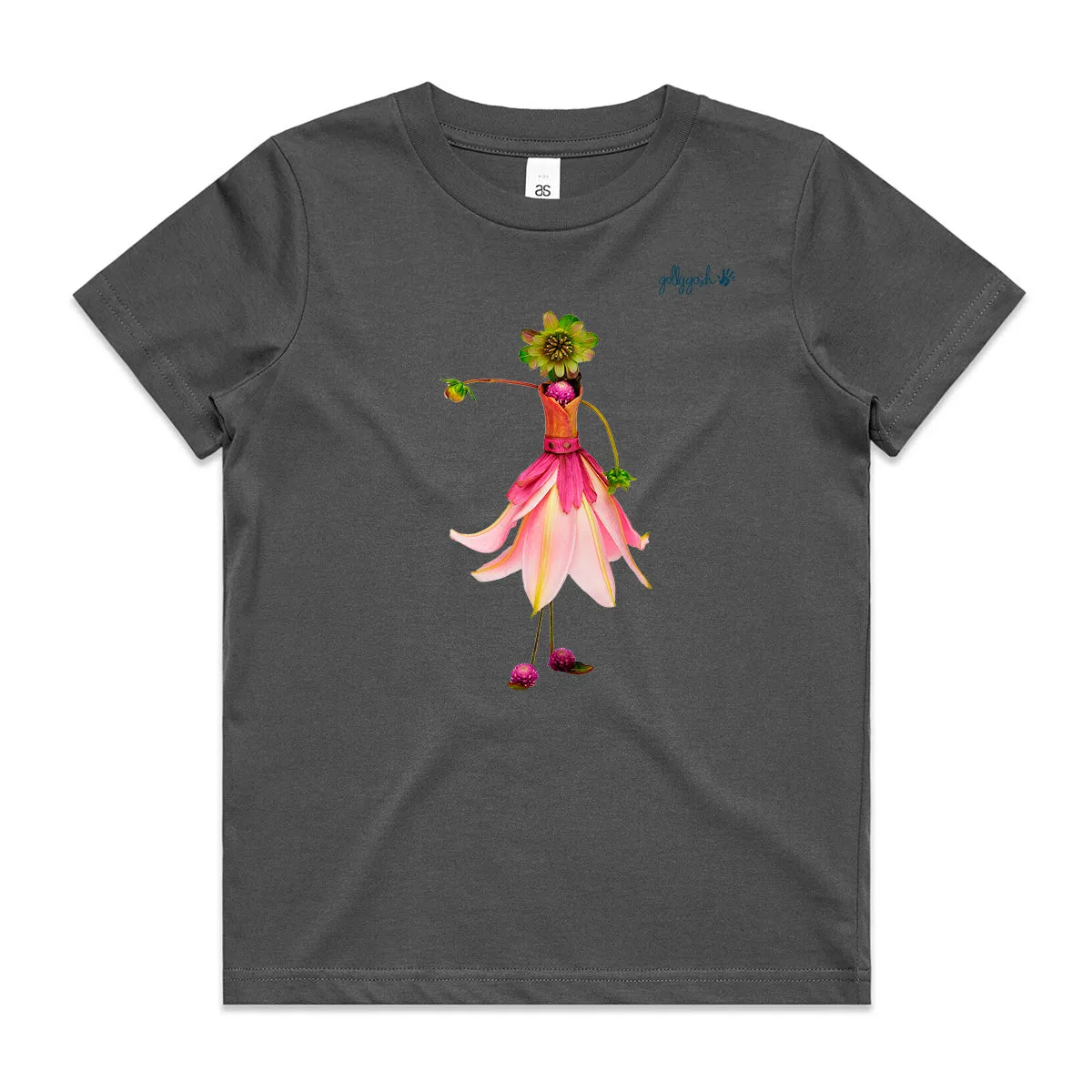 Pink Lily Ballerina - Kids Tee